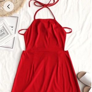 Never worn red cocktail dress